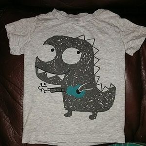 Baby boy rocking dino shirt